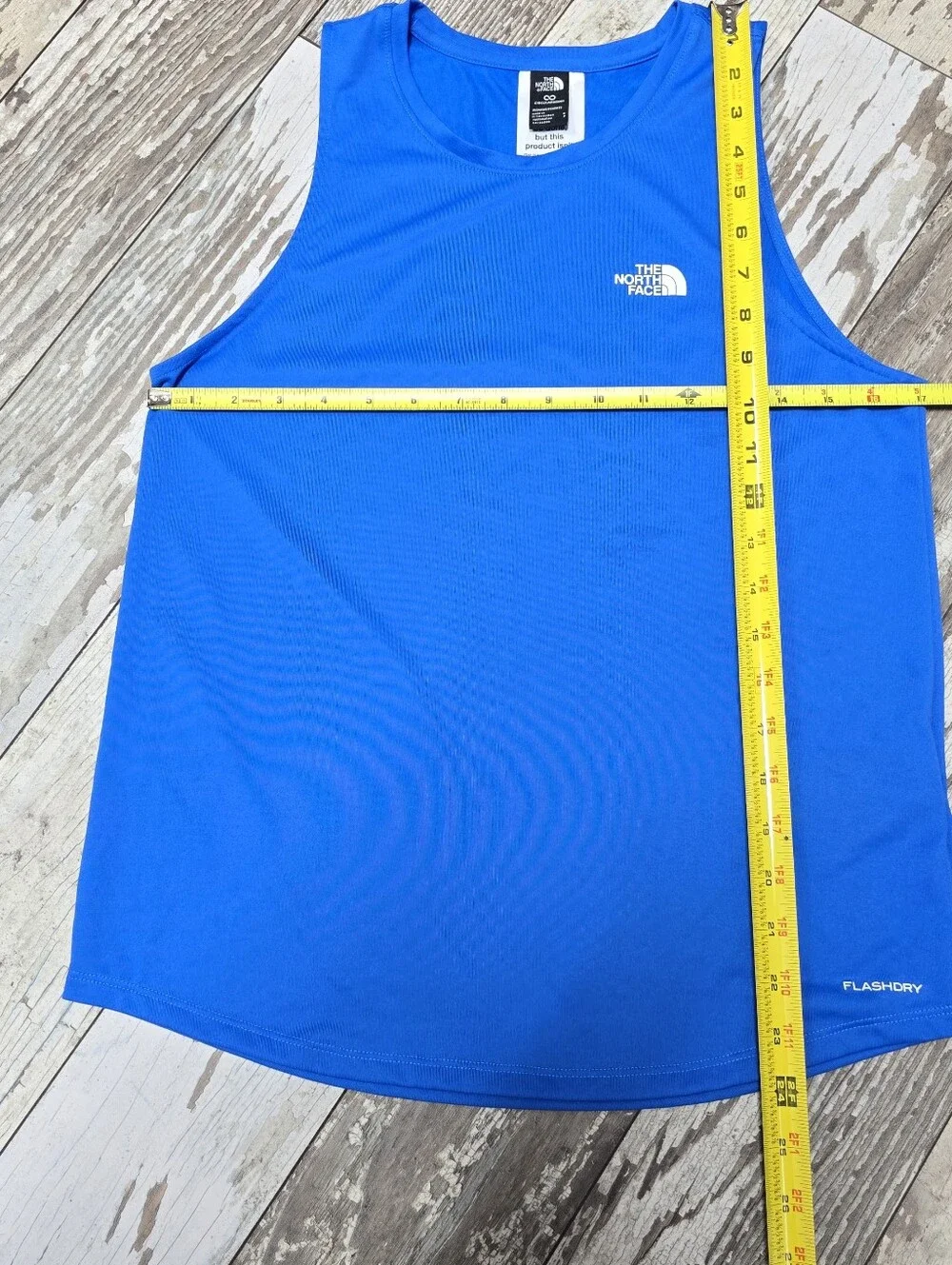 The North Face FlashDry Men's Tank Top Sleveless Blue Size Small